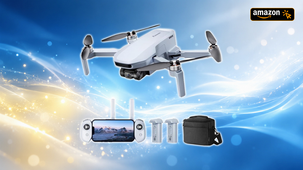 4K-Drohne mit 62 Minuten Flugzeit: Bei Amazon jetzt im Angebot