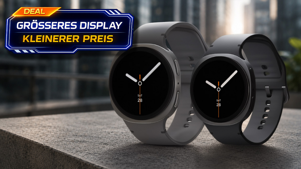 Größeres Display, kleinerer Preis: Samsung Galaxy Watch8 (44 mm) günstiger als das 40-mm-Modell