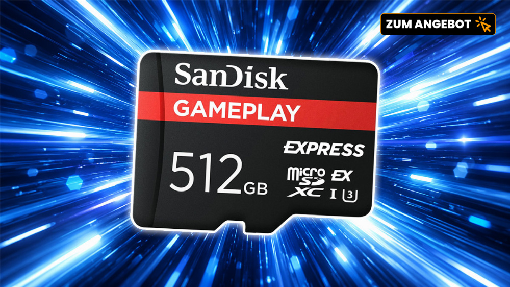 Irrer Preis für Switch-2-Speicherkarte: Sandisk 512 GB fast so günstig wie 256 GB