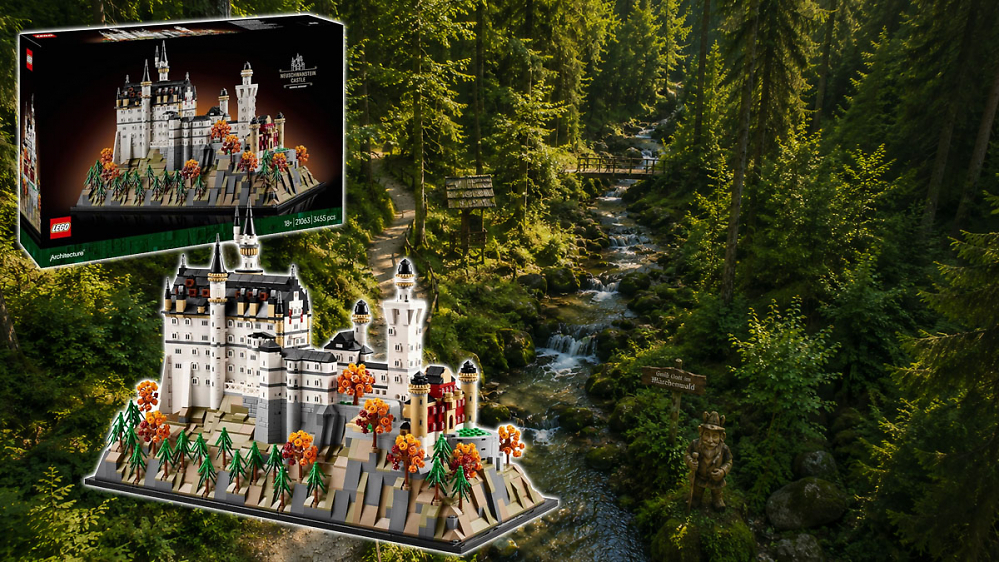 Des Königs Steckenpferd aus 3.455 Teilen? Lego Schloss Neuschwanstein bei Amazon nie billiger