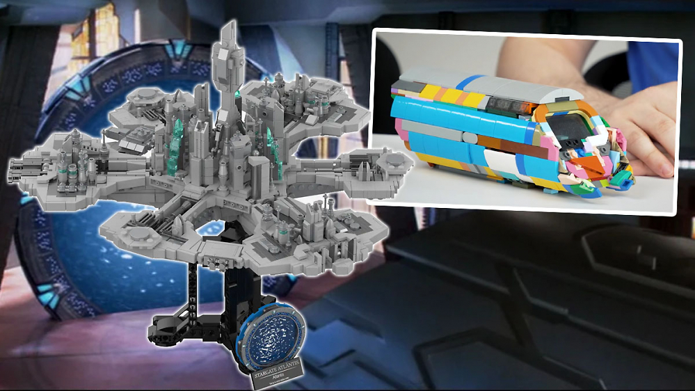 Stargate aus Noppensteinen: Bluebrixx veröffentlicht Atlantis und enthüllt Puddle Jumper