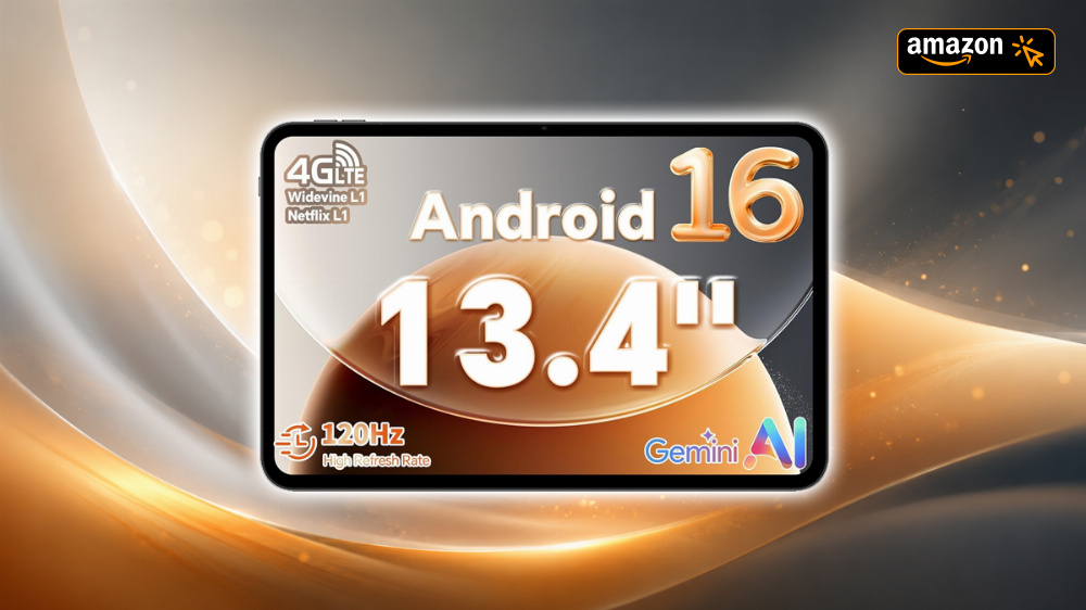 Großes Android-Tablet zum kleinen Preis: Dieses 13,4-Zoll-Modell ist jetzt stark reduziert
