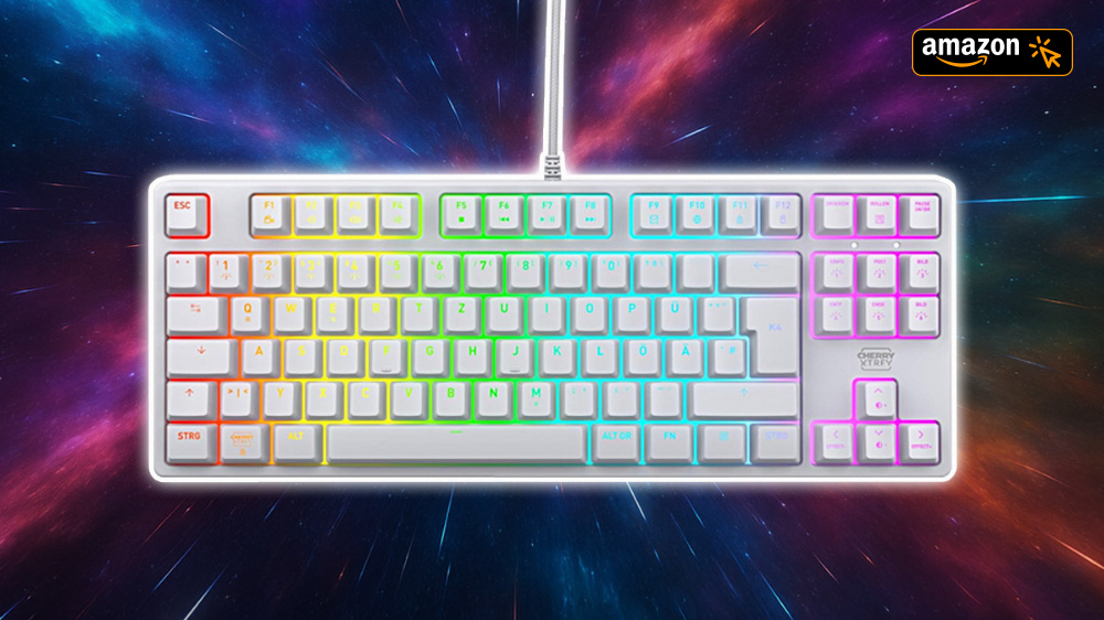 Von 109 auf 36 Euro: Tastatur Cherry Xtrfy K4V2 TKL legt 2026 extremen Preisrutsch hin