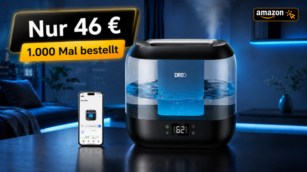Gegen trockene Sommerluft: Dreo 311S Luftbefeuchter ist smart, leise und für 46 € im Amazon-Deal