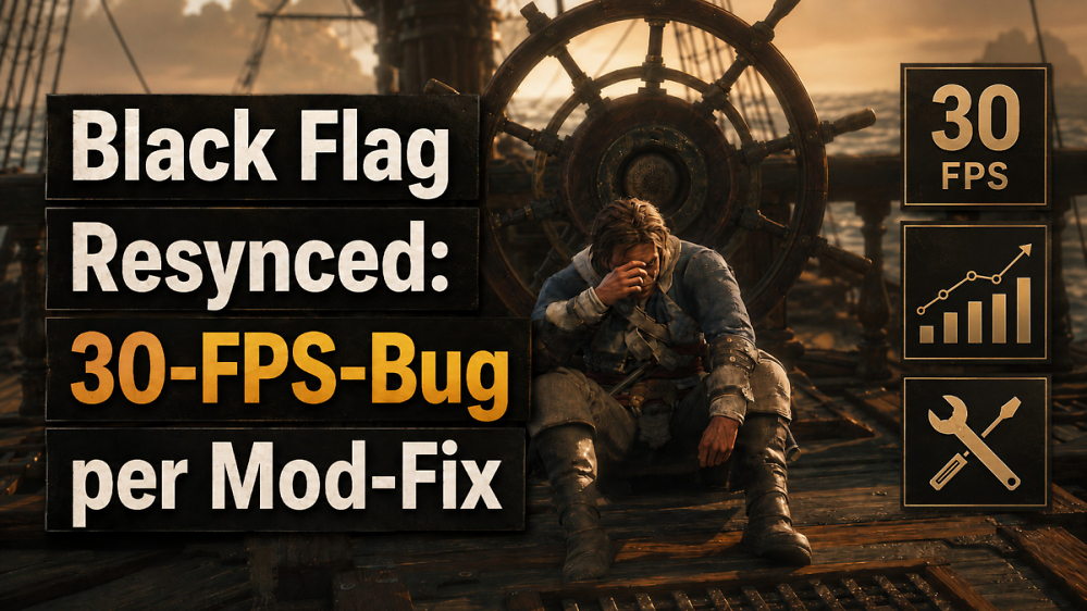 Black Flag Resynced: Mod behebt 30-Fps-Bug und aktiviert Frame Generation