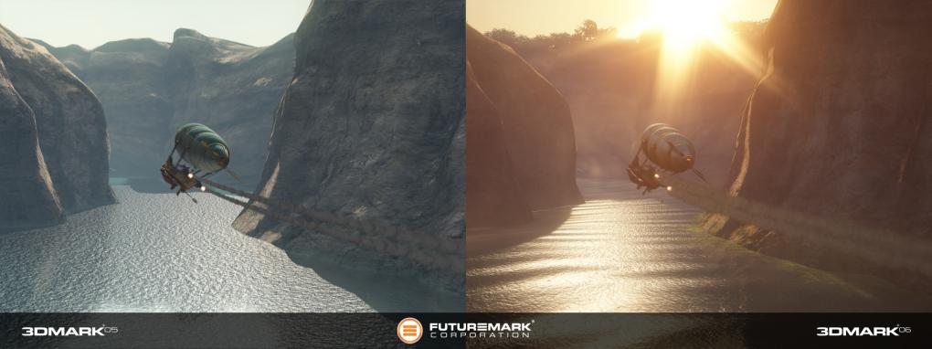 3DMark 2005 gegen 3D Mark 06 - der direkte Vergleich