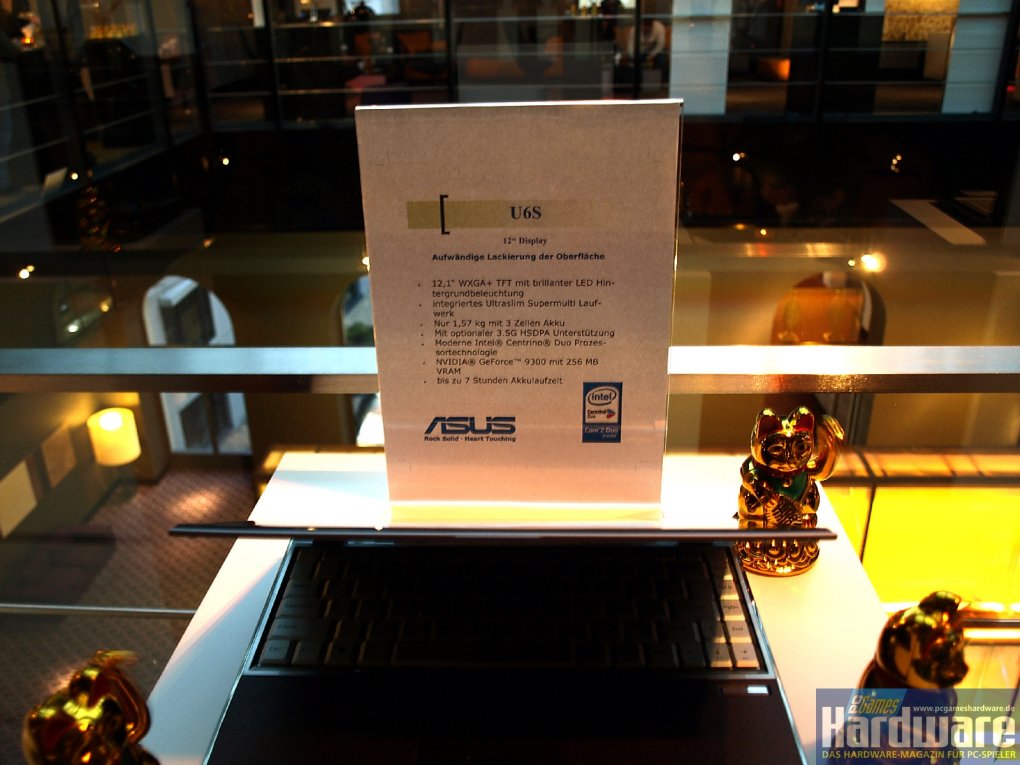 Geforce 9300M im Asus U6S (Bild: PCGH)