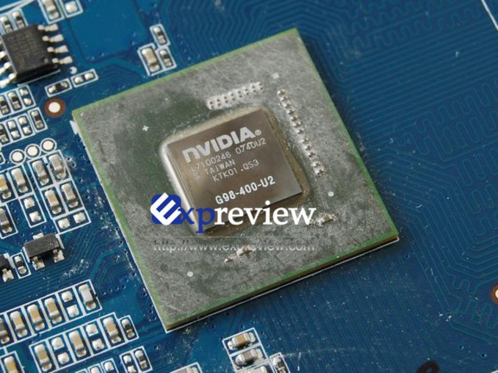 Zotac Geforce 8400 GS: Der G98-Chip wird von Nvidia noch der Geforce-8-Reihe zugeschlagen (Bild: Expreview.com)