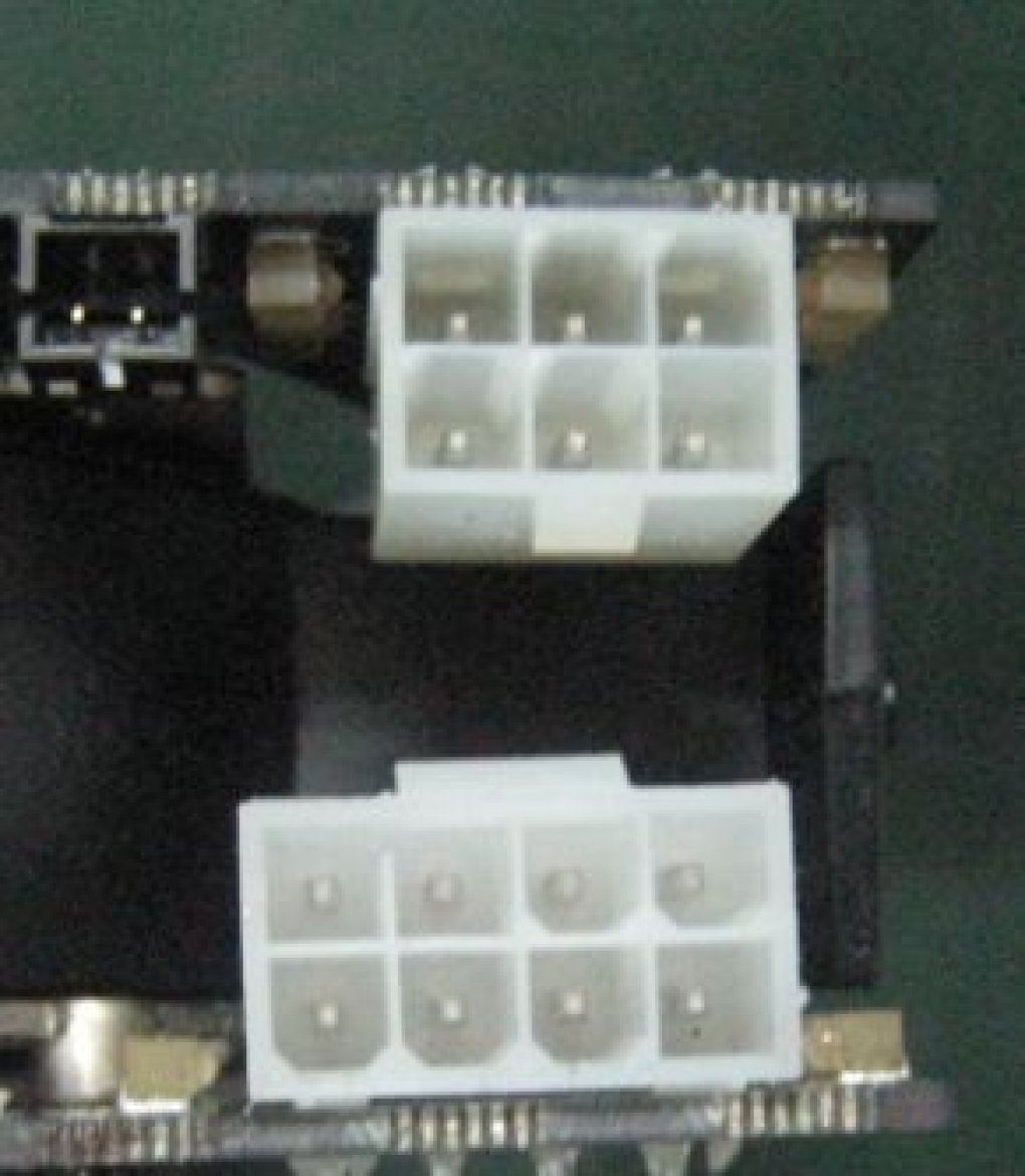 Die Stromversorgung der Geforce 9800 GX2 (Bild: Forums.vr-zone.com)