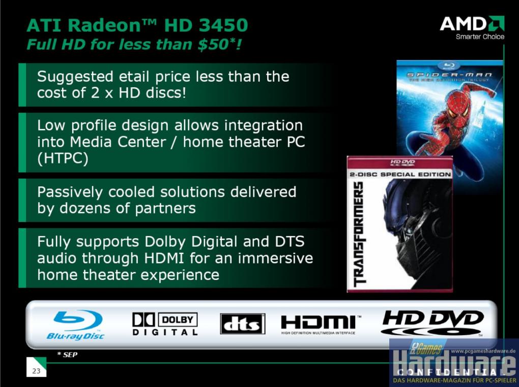 Radeon HD3450/HD3470: Dx10.1 unter 50 US-Dollar (Bild: PCGH)