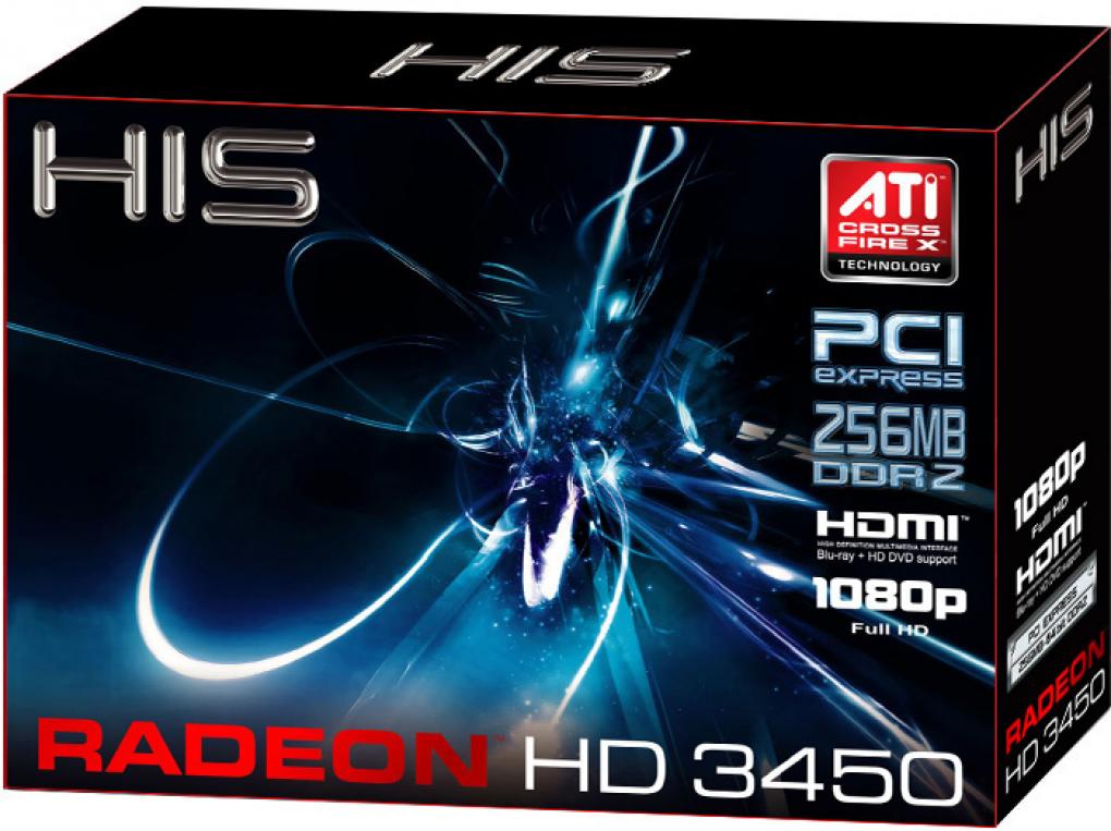 HIS Radeon HD 3450: 256 MiByte DDR2, Box (Bild: HIS)