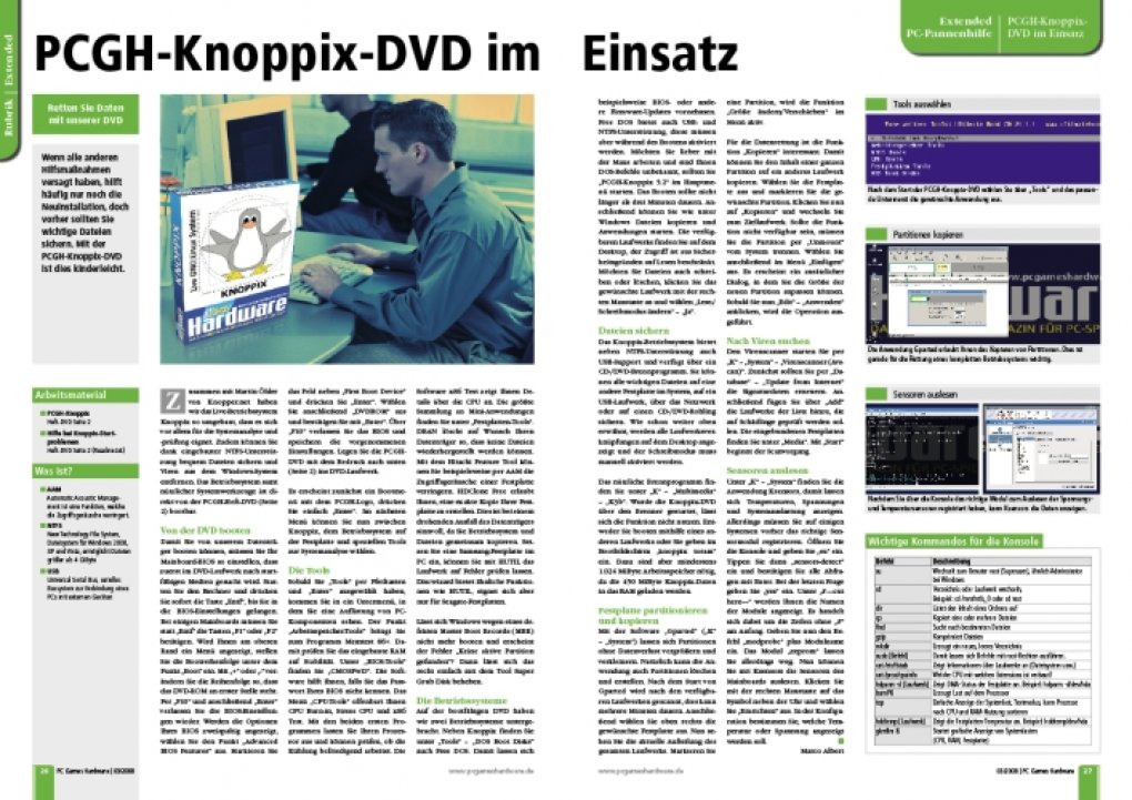 Daten mit der PCGH-DVD retten (Bild: PCGH)
