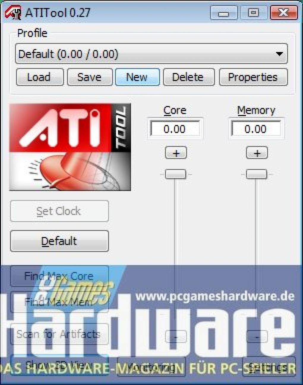 Geforce 9600 GT Review: 
Das Ati-Tool erkannte den G94 zu m Testzeitpunkt noch nicht (Bild: PCGH)