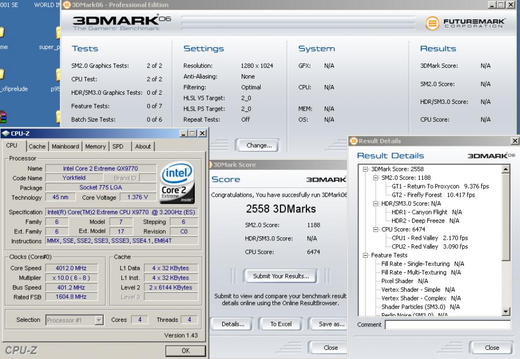 3DMark06 mit Chrome S27 Multichrome (Bild: PCGH)