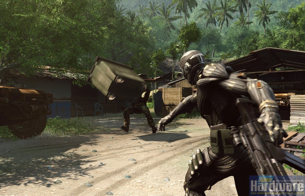 Der Sci-Fi-Shooter Crysis bietet mit einem aktuellen Spielerechner eine überragende Grafikpracht. (Bild: PCGH)