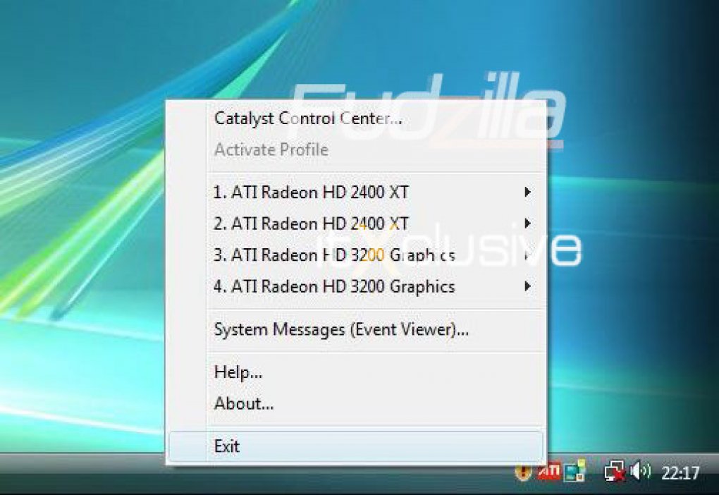Hybrid-Crossfire bestehend aus einer Radeon HD2400 XT und der IGP-Radeon HD3200 (Bild: Fudzilla.com)