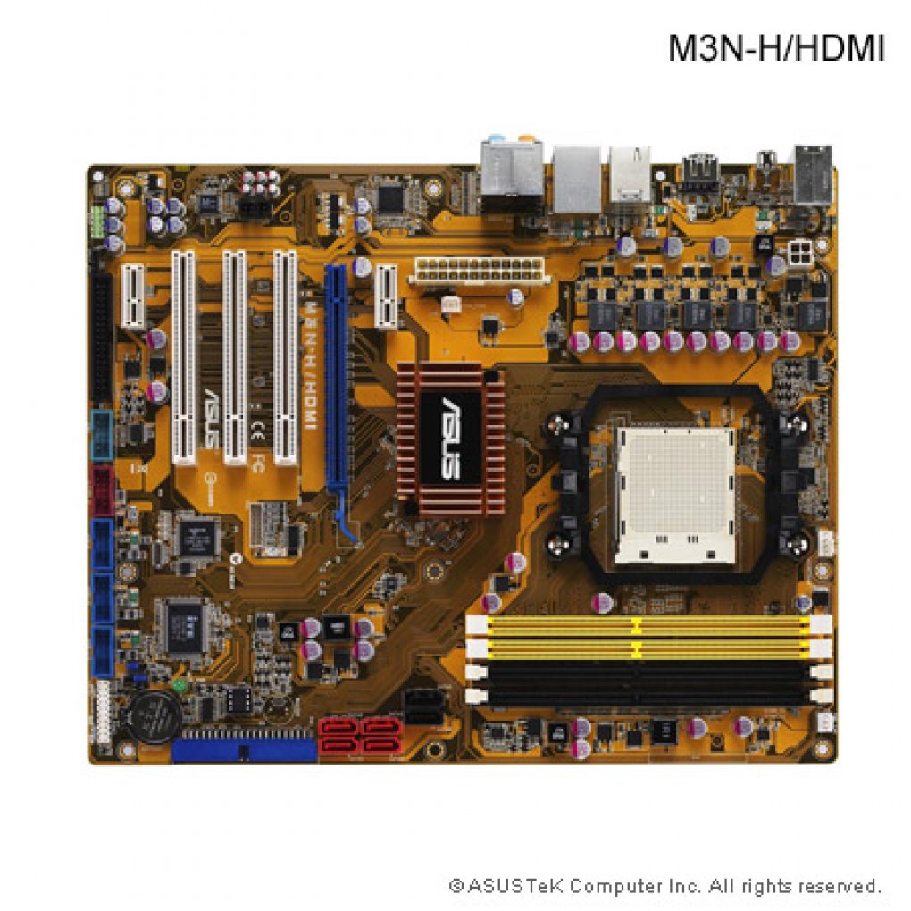 Asus M3N-H/HDMI mit Geforce 8300(Bild: Asus.com.tw)
