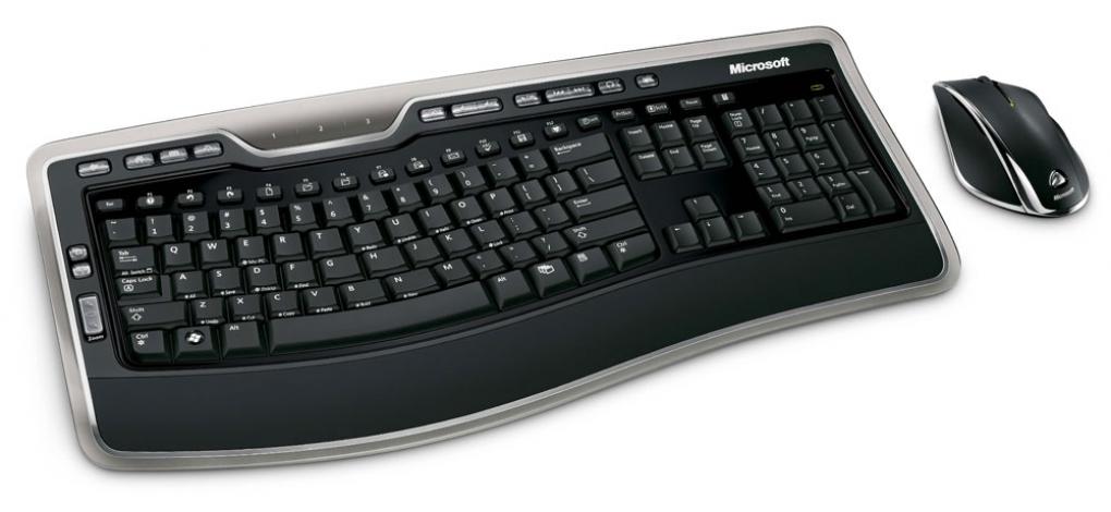 Wireless Laser Desktop 7000: Den touch-sensiblen Favorite-Keys können Sie per Tastendruck eine Website zuweisen (Bild: Microsoft.com) 