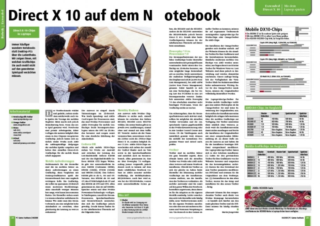 DX10-Spiele auf dem Notebook. (Bild: PCGH)
