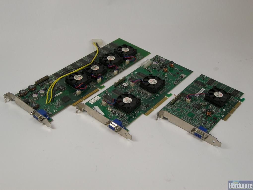 Voodoo4 4500, Voodoo5 5500 und Voodoo5 6000 im Vergleich (Bild: PCGH)