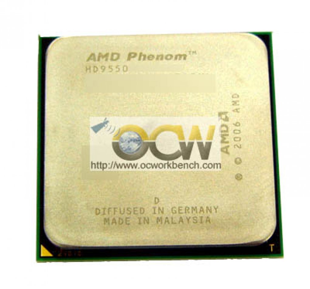 AMD Phenom 9550 (Bild: ocworkbench)