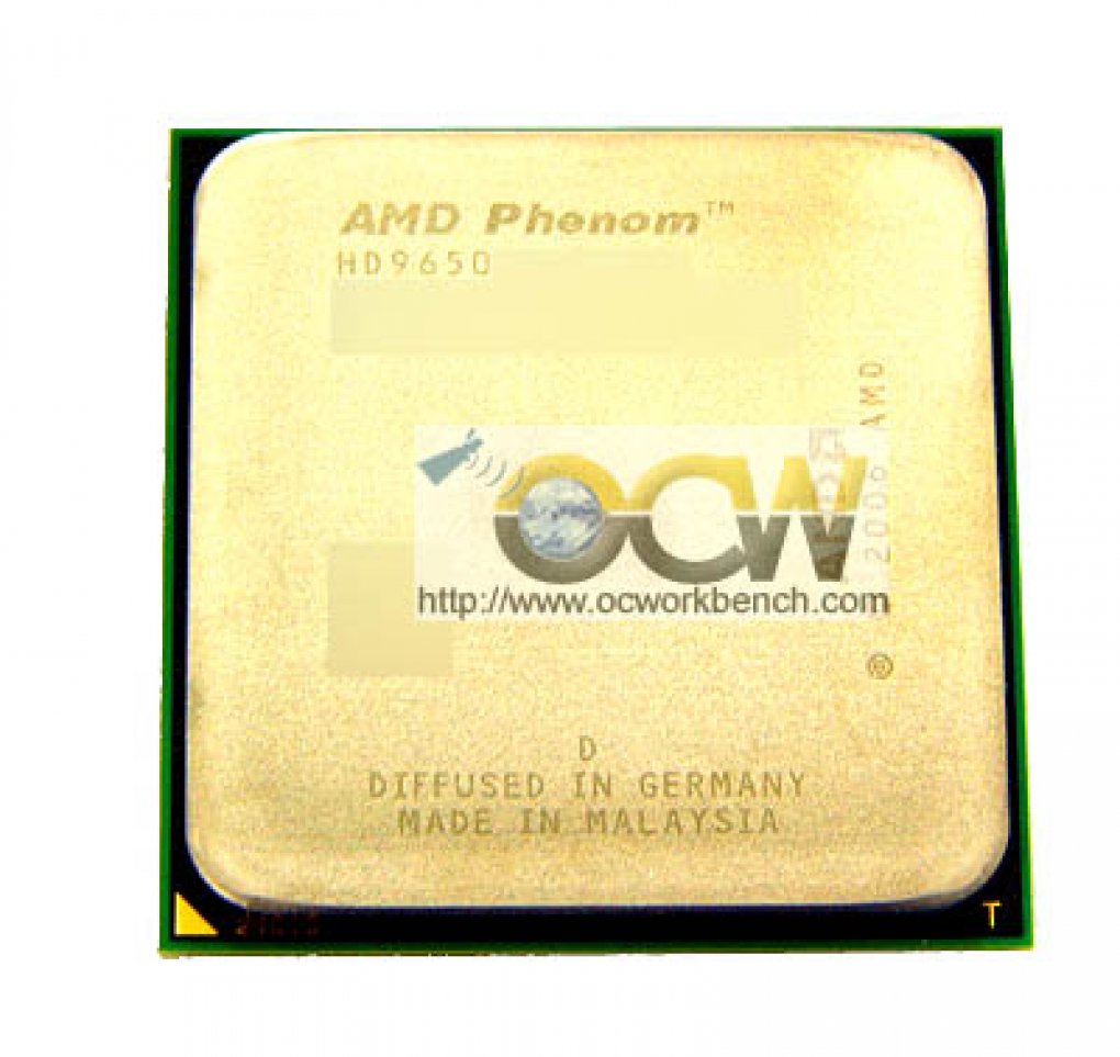 AMD Phenom 9650 (Bild: ocworkbench)