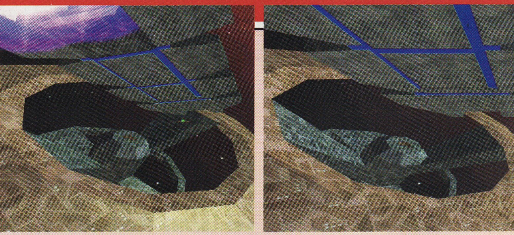 Links: Ohne Kantenglättung sind deutliche Pixel zu erkennen. Rechts: Mit Anti-Aliasing machen die Kanten einen geglätteten Eindruck.