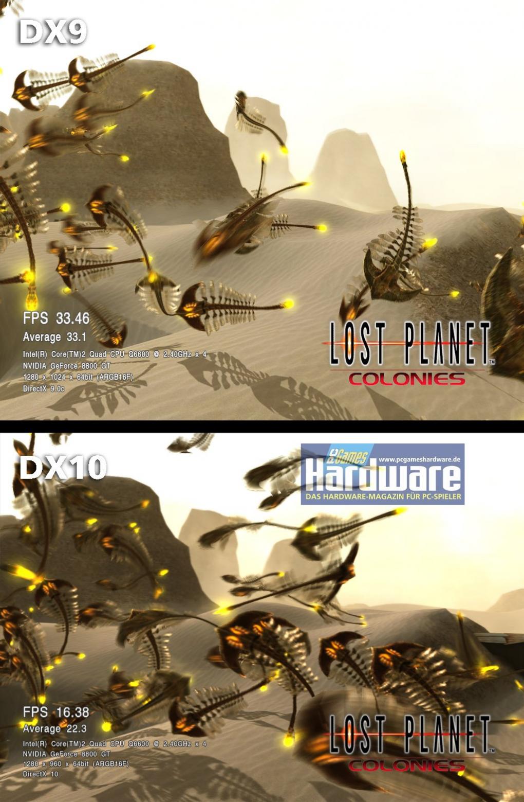 Lost Planet: Colonies: DX9 versus DX10
