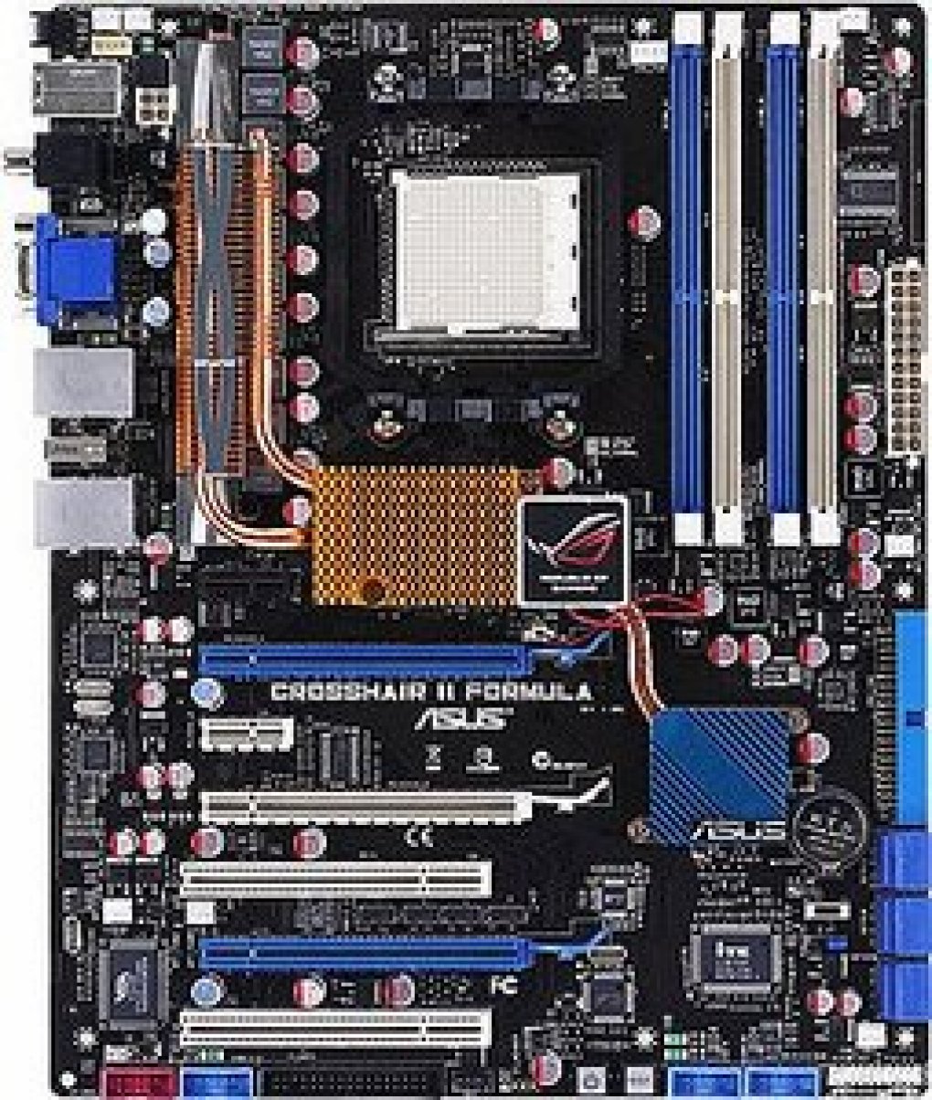 Asus Crosshair II Formula mit Nvidia 780a-SLI-Chipsatz