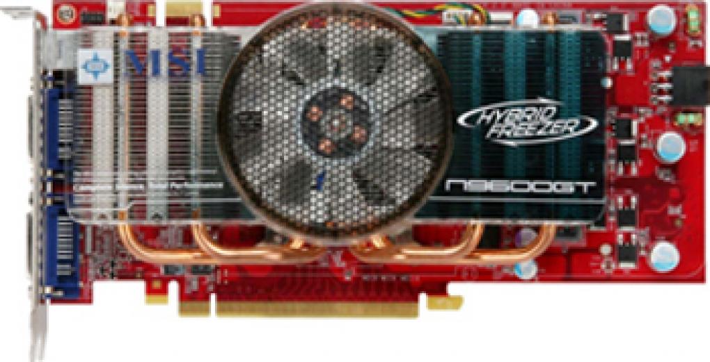 MSI Geforce 9600 GT mit Hybrid-Freezer (Bild: tcmagazine.com)