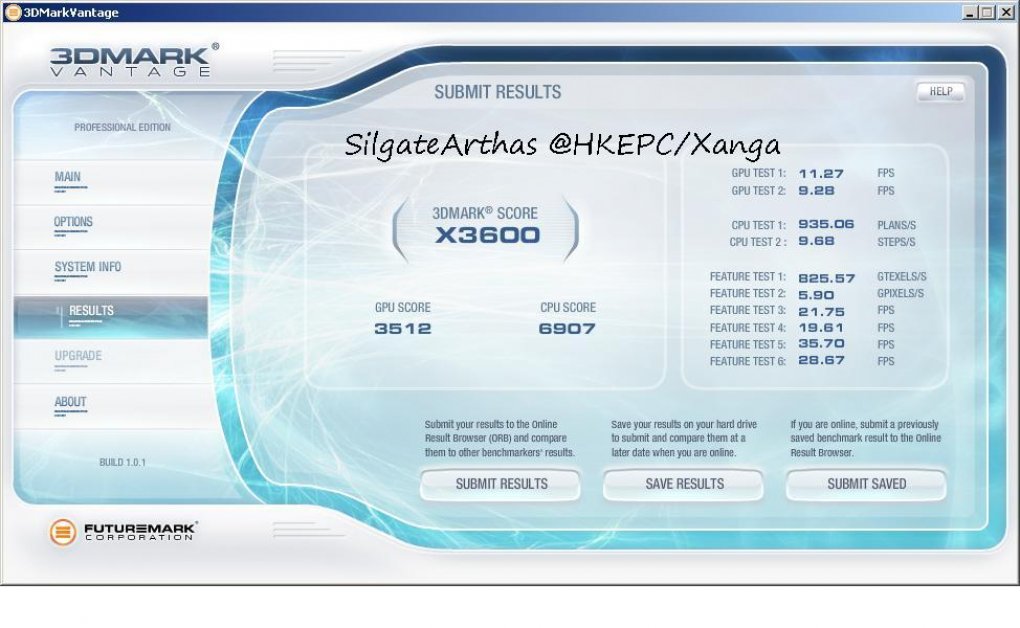 AMD Radeon HD 4870 im 3DMark Vantage Xtreme-Modus. (Bild: hkepc.com)
