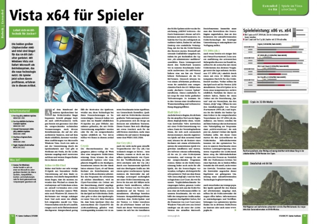 Über 100 Spiele im x64-Check (Bild: PCGH)