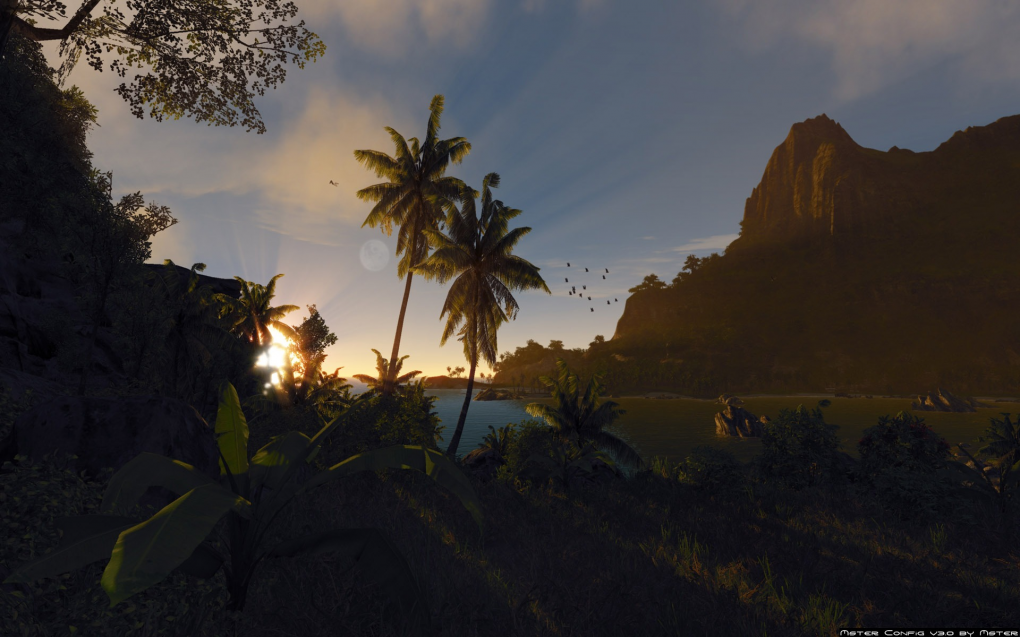 Screenshot der 'First light'-Szene aus Crysis (Bild: Mster)