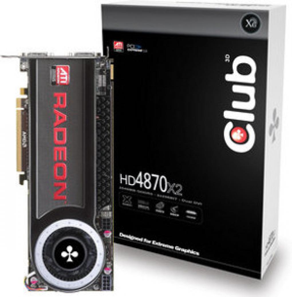 Auf Platz 2: Club 3D Radeon HD 4870 X2