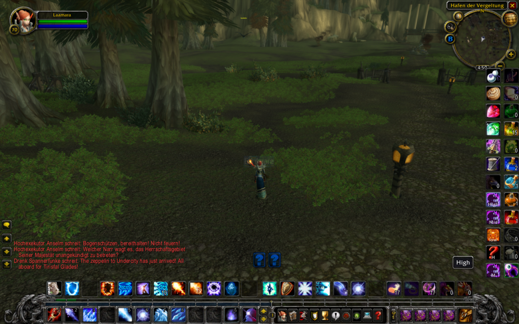 WoW: WotLK: Maximale Qualitätsstufe per Console