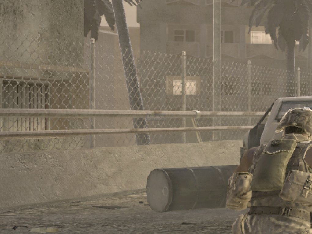 Call of Duty 4: Modern Warfare - mit 4x Transparenz Supersampling-FSAA und 16:1 anisotroper Texturfilterung