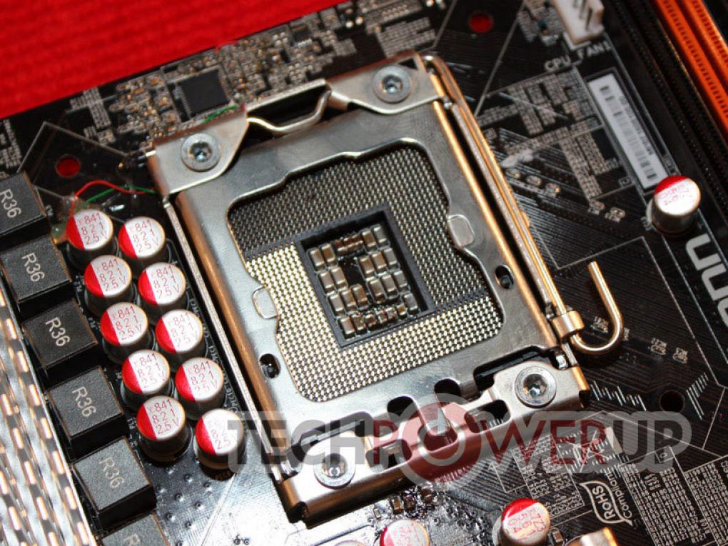 Der Prototyp des Foxconn X58 Renaissance. (Bild: PCGH)