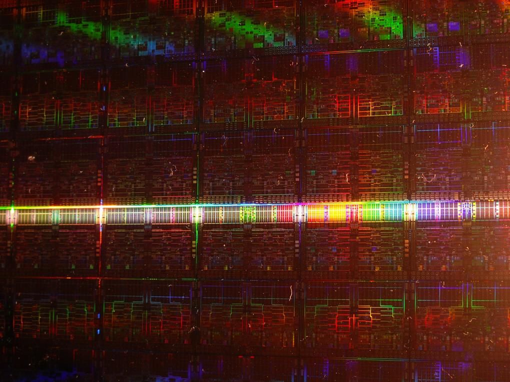 Nehalem-Wafer (Bild: PCGH)
