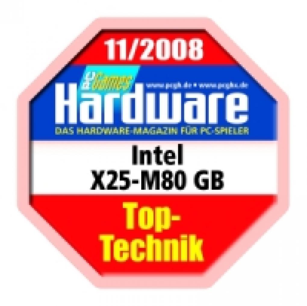 SSD Intel X25-M 80 GB, ausgezeichnet mit dem Top-Technik-Award (Bild: PCGH)