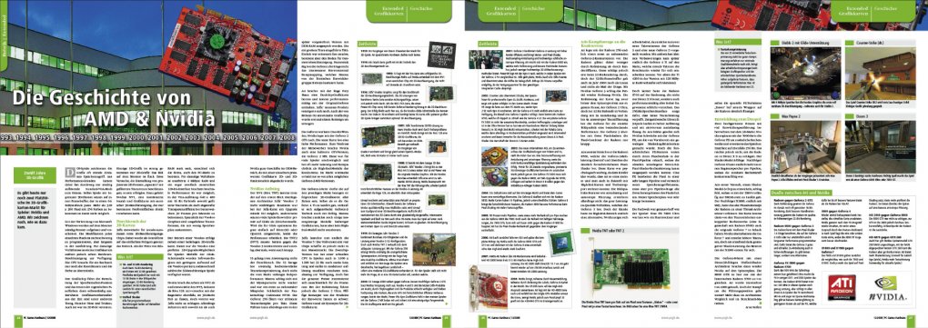 Die Geschichte von AMD & Nvidia: Es gibt heute nur noch zwei Platzhirsche im 3D-Grafikkarten-Markt für Spieler: Nvidia und AMD. Wir zeichnen nach, wie es dazu kam.
