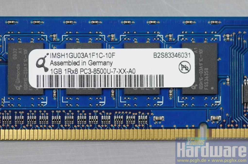 Das DDR3-RAM von Qimonda