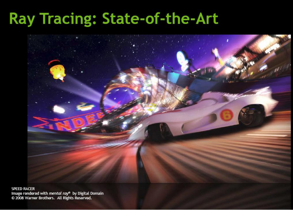 Mental Ray: Beispiele für Raytracing in Filmen
