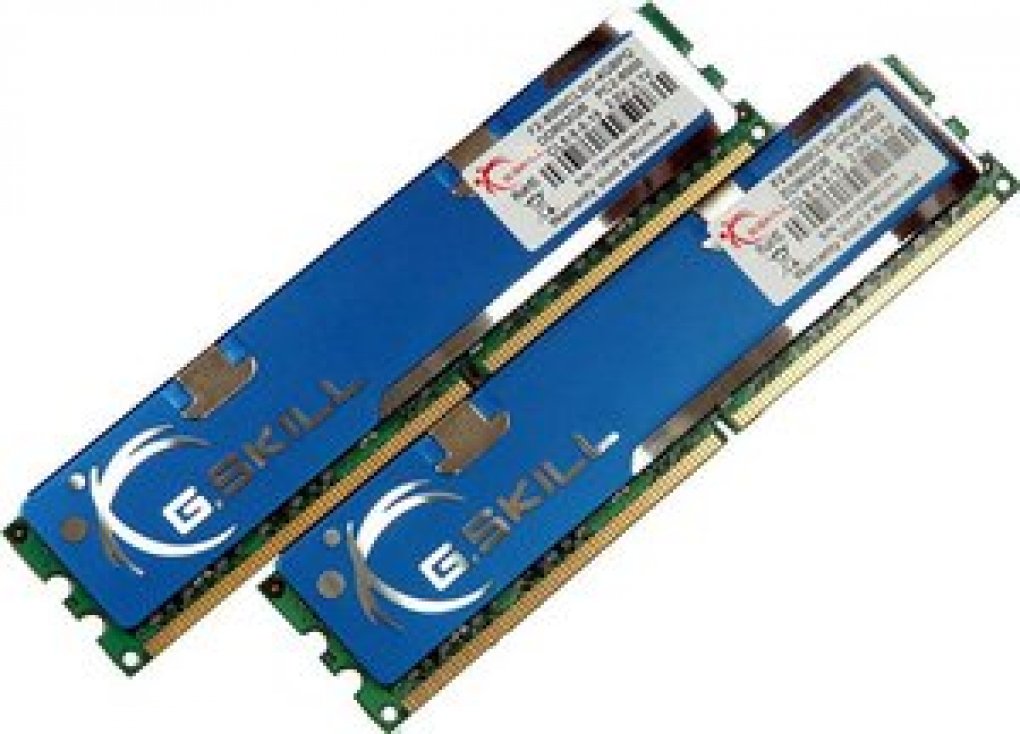 Platz 2: G.Skill DIMM Kit 4GB PC2-8000U CL5-5-5-15 (DDR2-1000) (F2-8000CL5D-4GBPQ)