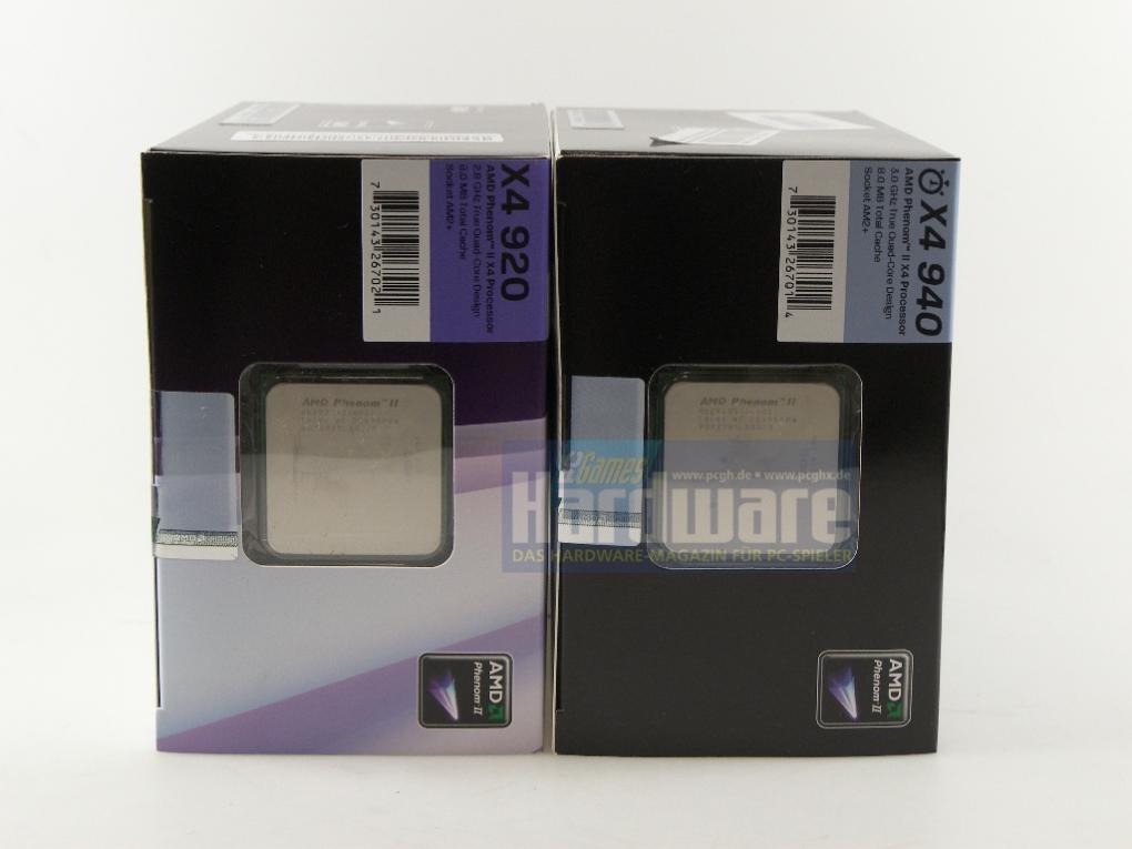 Phenom II X4 920 und Phenom II X4 940: Die Boxed-Verpackungen im Detail