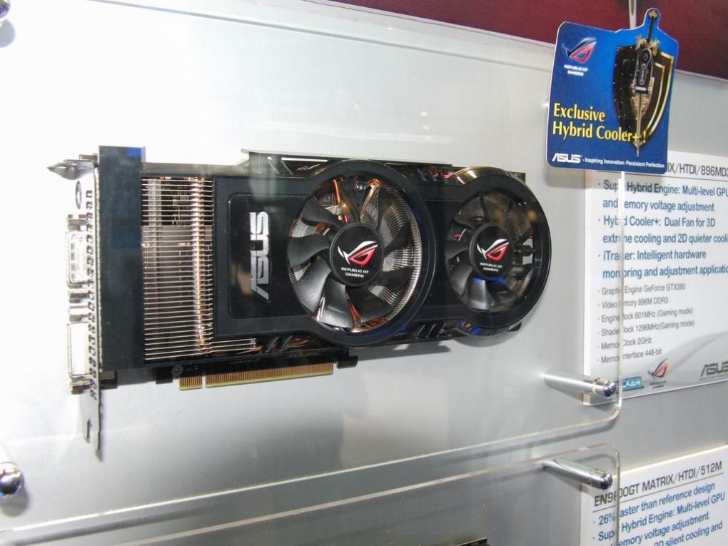 Cebit 2009: Die schönsten Grafikkarten der Messe - Asus Matrix