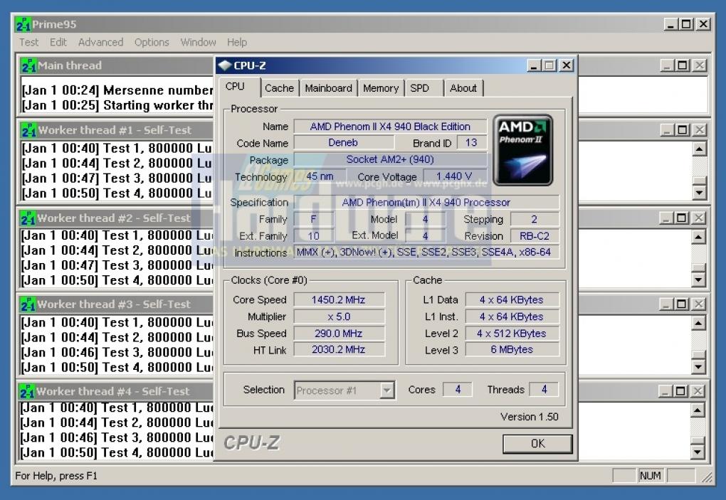 Das MA770-UD3 lief im Overclocking-Test mit 290 MHz Referenztakt stabil.