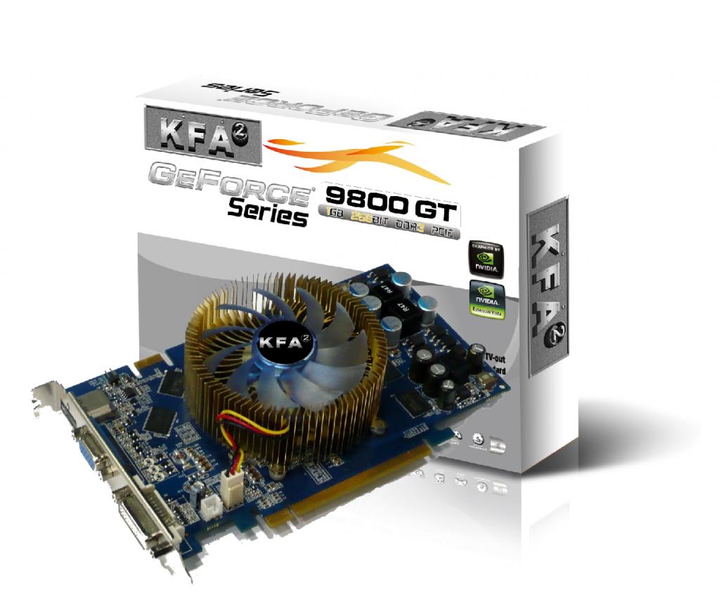 KFA2 Nvidia 9800 GT Green IT 1.024 MB