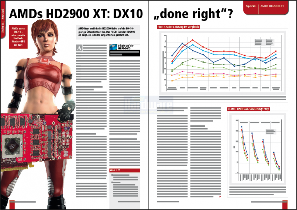 Der PC Games Hardware Artikel in Ausgabe 08/2007.