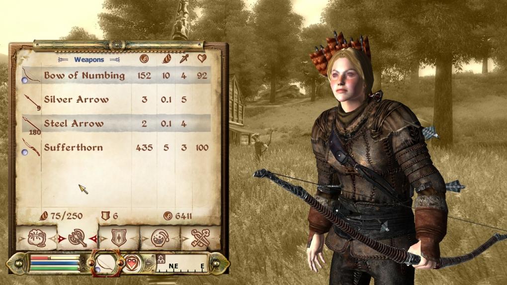 Das Menü in The Elder Scrolls 4 - Oblivion war für PC-Spieler denkbar ungeeignet