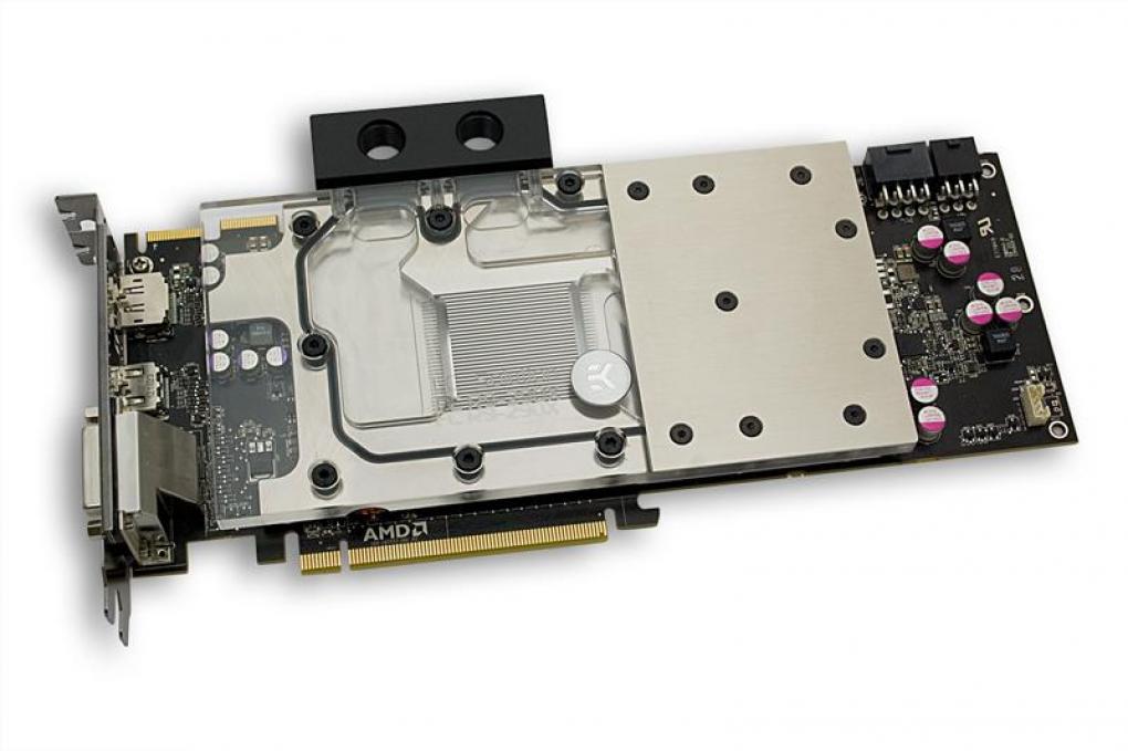 EK-FC R9 290X - Nickel montiert